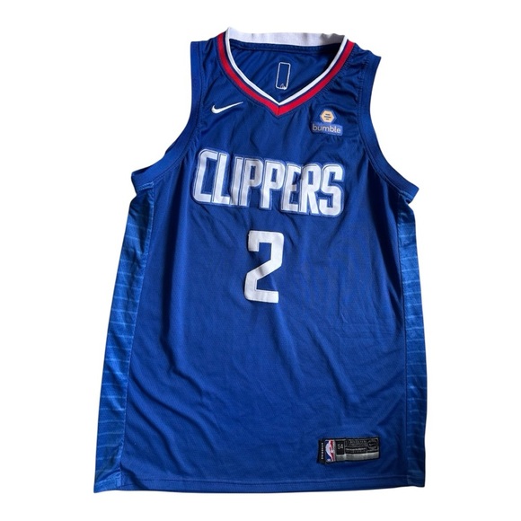 Los Angeles Clippers Kawhi Leonard #2 Nike Home Swingman Jersey Size: 54 - Picture 1 of 7